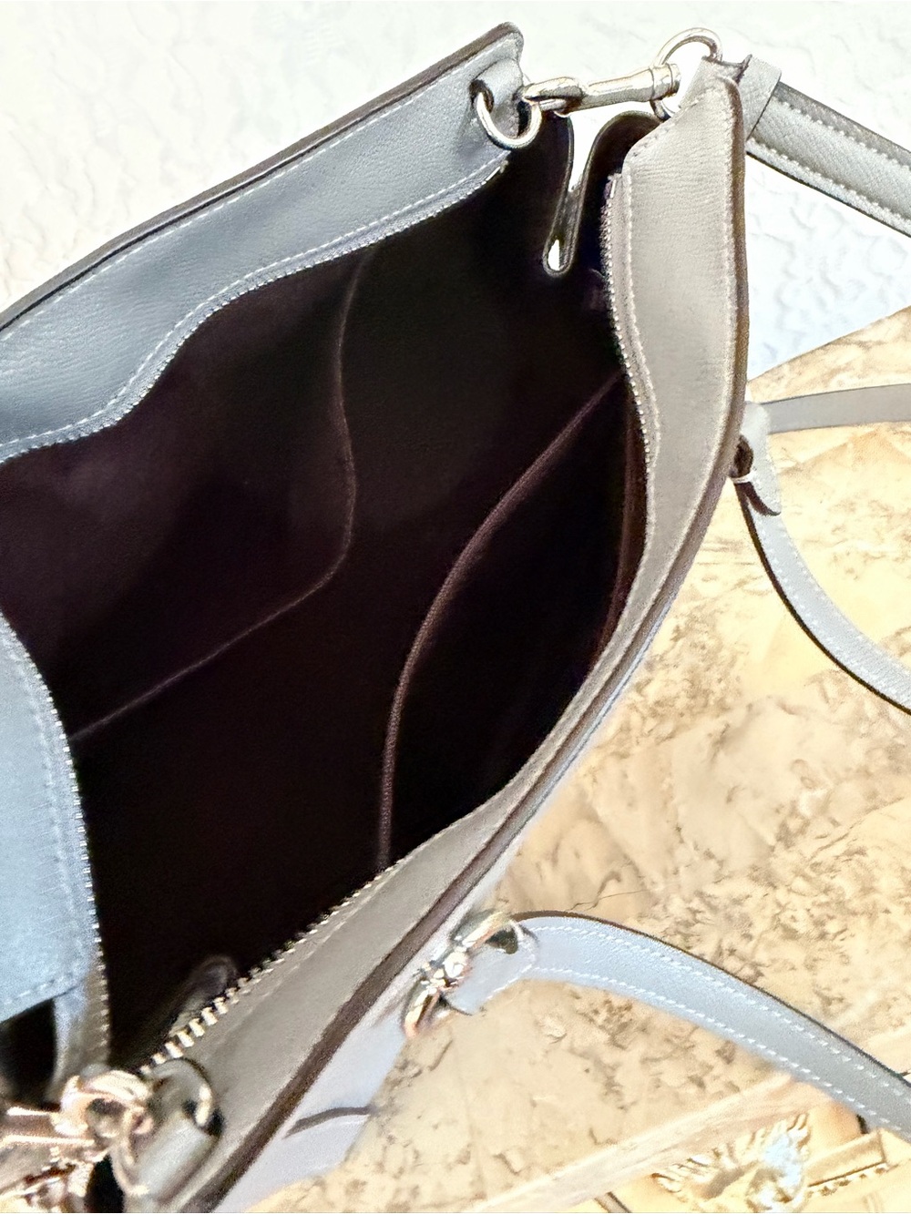 Coach Leather Kailey  In Gray - Picture 10 of 11